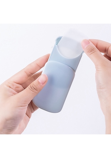 3 Adet Pembe Sabun Kağıt Kullanışlı Sevimli Yıkama El Banyo Sabunu Gevreği Mini Temizlik Sabunu Levha Seyahat Uygun Çok Renkli