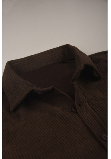 Deepsea Erkek Kahve Kadife Fitilli Rahat Kesim Gömlek Yumuşak Dokulu Likralı Kadife Gömlek 2600758 Kahve Deepsea Erkek Kahve Kadife Fitilli Rahat Kesim Gömlek Yumuşak Dokulu Likralı Kadife Gömlek 2600758 Kahve