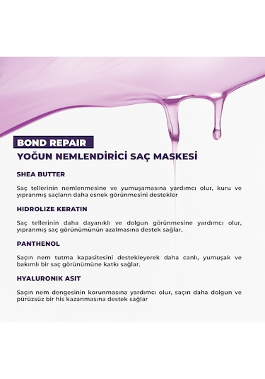 Dermokil Bond Repair Yoğun Nemlendirici Saç Maskesi 25 Ml
