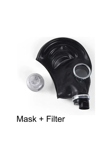 Trendooze Yeni 64 Tipi Siyah Gaz Tam Maske, Kolay Boyama