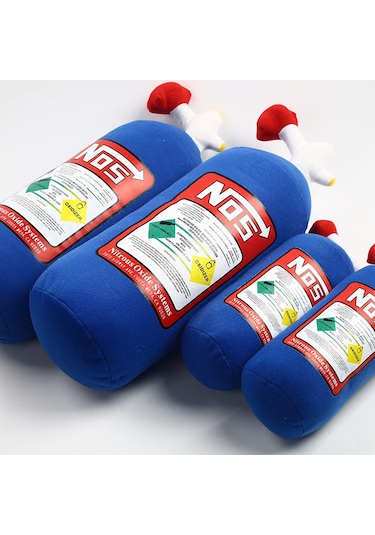 Samdoo Araba İçin Mavi Tüylü Bel Ve Baş Yastığı, Taşınabilir Ve Rahat