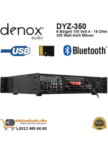 Denox Dyz-350 100V 350 Watt 6 Bölgeli Anfi
