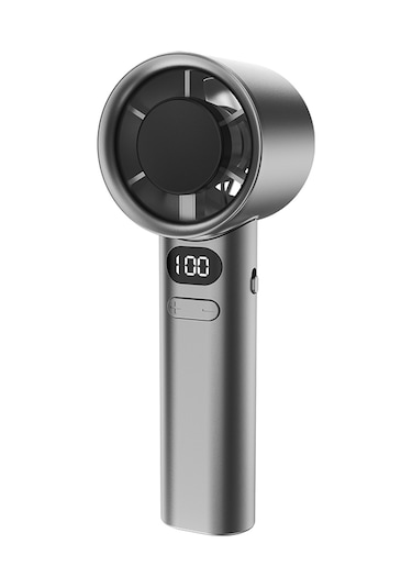 Padalink M11 Taşınabilir Usb Şarjlı Mini Fan - 120 Kademeli Hız Ayarlı, Gri Renk