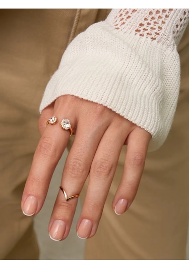 Zoloto Russkih Falanks İçin Yüzük 925 Ayar Altın Kaplama İnce 36926775 Altın