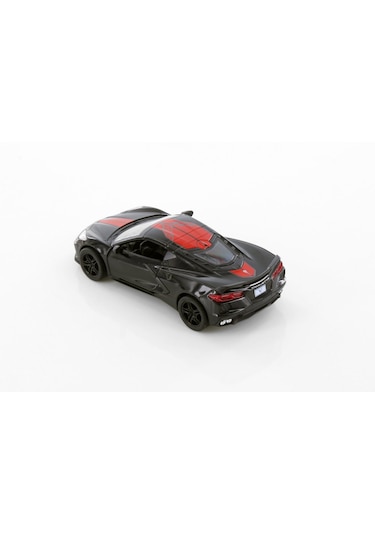 Kinsmart 2021 Corvette Stingray C8 Livery Edition Diecast Siyah