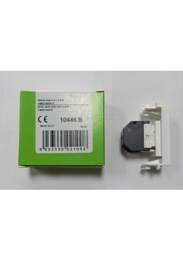 Beyaz Rj45 Cat6 Data Prizi 1m