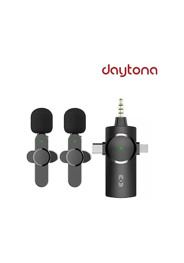 Daytona K9-c2 Type-c+Apple Uyumlu iPhone+3,5mm 2'liyakamikrofon