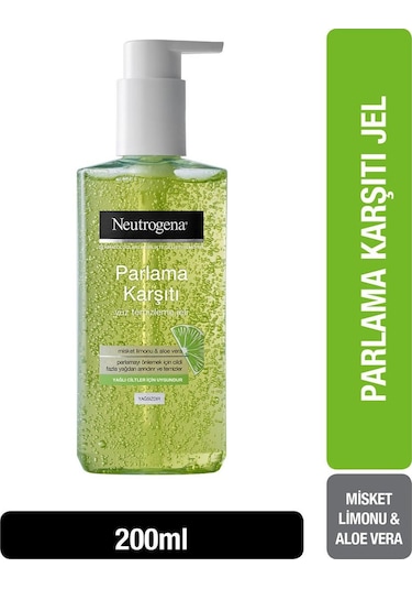 Neutrogena Parlama Karşıtı Peeling ve Temizleme Jeli 2li Set