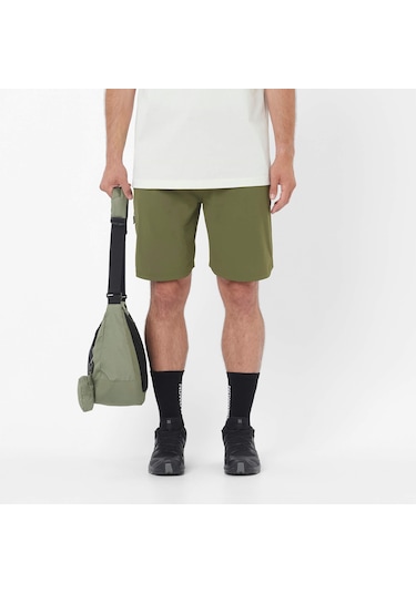 Salomon Wayfarer 2.0 Erkek Outdoor Şortu Grape Leaf Lc2746800 Yeşil