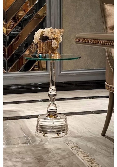 Dulda Akrilik Violeta Sehpa Şeffaf