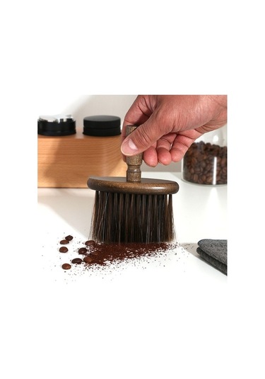 Pazly Temizleme Tanesi Suntek Öğütücü Kahve Fırçası Up Kahverengi