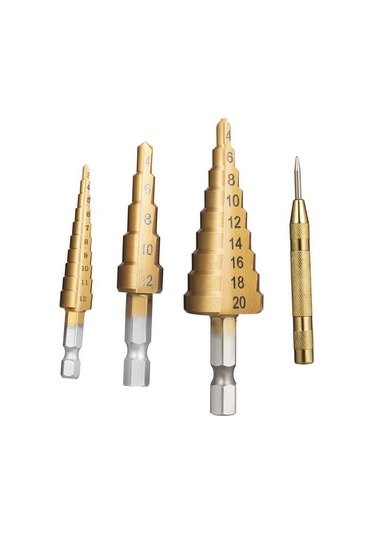 Hallow Hss Titanyum Adım Matkap Ucu Seti 4 Adet