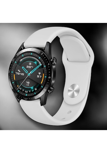 Mi Watch Color İçin Uyumlu 22mm Silikon Kordon