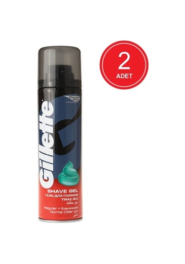 Gillette Normal Tıraş Jeli 2 x 200 ML