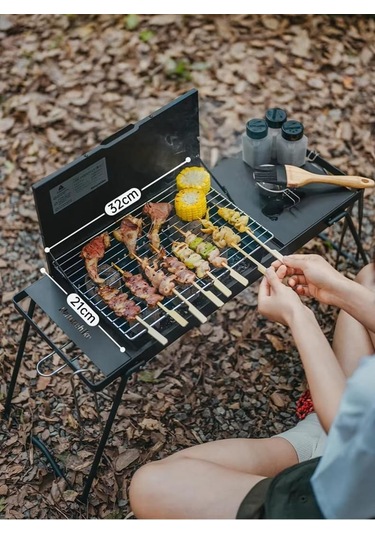 Naturehike Grill Barbecue + Karlanabilir Masalı Sandstone Gri