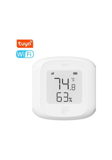 Youtek Wifi Akıllı Sıcaklık Nem Sensörü - Otomatik Kontrol, Uyarı Fonksiyonu, Mobil Uygulama İle İzleme, Özel Sahne Ayarları Çok Renkli