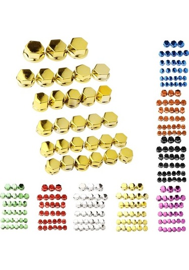 Ganzhoushop Yamaha Vida Suntek Somun Parça Motosiklet Kapatma Dekorasyon Civata Başlığı Altın 30 Pr Altın