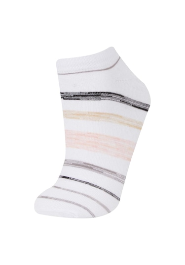DeFacto Kadın 3'lü Pamuklu Patik Çorap E2168AXNSKR1