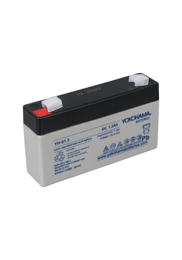 Yokohama Yh-61.3 6 Volt - 1.3 Amper Akü 98x25x52 Mm