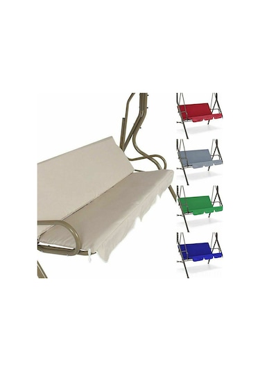 Ximistore9 Bahçe Salıncak Kılıfı - Su Geçirmez Ve Solmaz 3 Kişilik Outdoor Koltuk Örtüsü Siyah