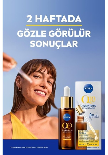 Nivea Q10 Kırışıklık Karşıtı Çift Etkili Serum 30 ML