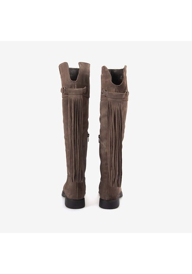 Rouge Kadın Süet Çizme 722 Bizonte Süet