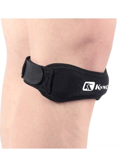Moveevo Kırmızı Nylon-eva Patella Koruyucu Kayış,透气 Ok Kumaşlı, 19.5x6cm, 38g Kırmızı