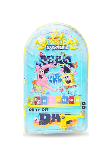 Pinball Sunger Bob Eğitici Retro Oyuncak Mavi
