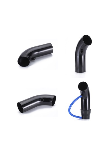 Monyee Alüminyum Motor Hava Girişi Seti 76mm 3inc - Hızlanma Tepkisi Ve Yakıt Verimliliği Artırıcı - Evrensel Uyumlu Siyah