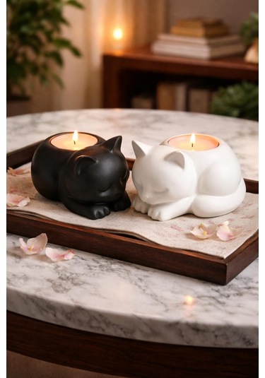 Beach Deniz Kabuğu Tealight Mumluk 2 Li Set