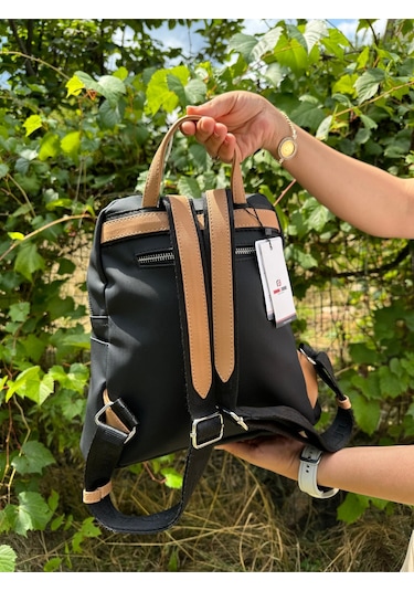 Just Polo Kadın Yeni Sezon Sırt Çantası 236026mh Siyah - Taba