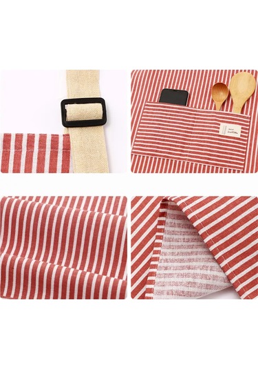 B&l Home Cepli Mutfak Önlüğü Hediyeler İle 202116386 Kırmızı