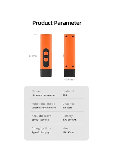 Jialan Köpek Kabuğu Caydırıcı Cihazlar, Şarj Edilebilir Köpek