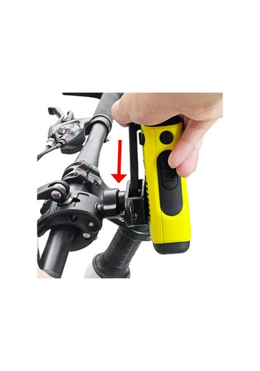 Bisiklet/motosiklet Elde Taşanan Radyo Talonu Montajı, Ham Ht İçin Araç Kapat Ray Kelepçe Tutucu, Walkie Talkie, Tarayıcı, Hoparlör Mikrofonu