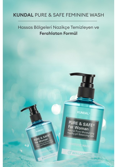 Kadınlara Özel İntim Temizleme Jeli Kundal Feminine Cleanser 300ml Pitonchid