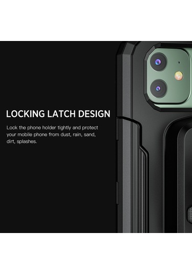 Geeroyoo "360 Dönebilen Su Geçirmez Bisiklet Telefon Tutucu - Mtb, Scooter Ve Motosikletler İçin"