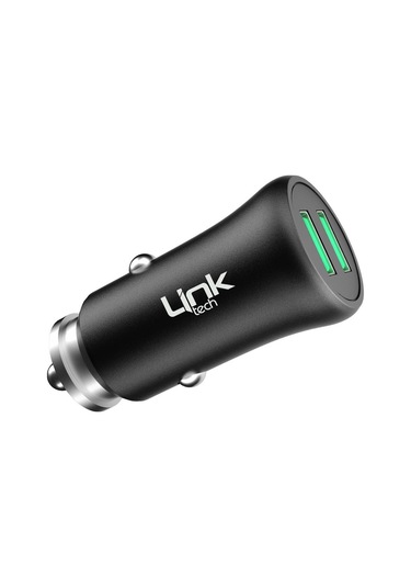 Linktech M580 12W 2.4A Metal Araç Içi Şarj Aleti Adaptör (Başlık)