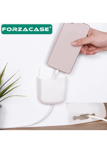 Çok Amaçlı Duvara Monte Telefon Şarj İstasyon Organizer Fc526