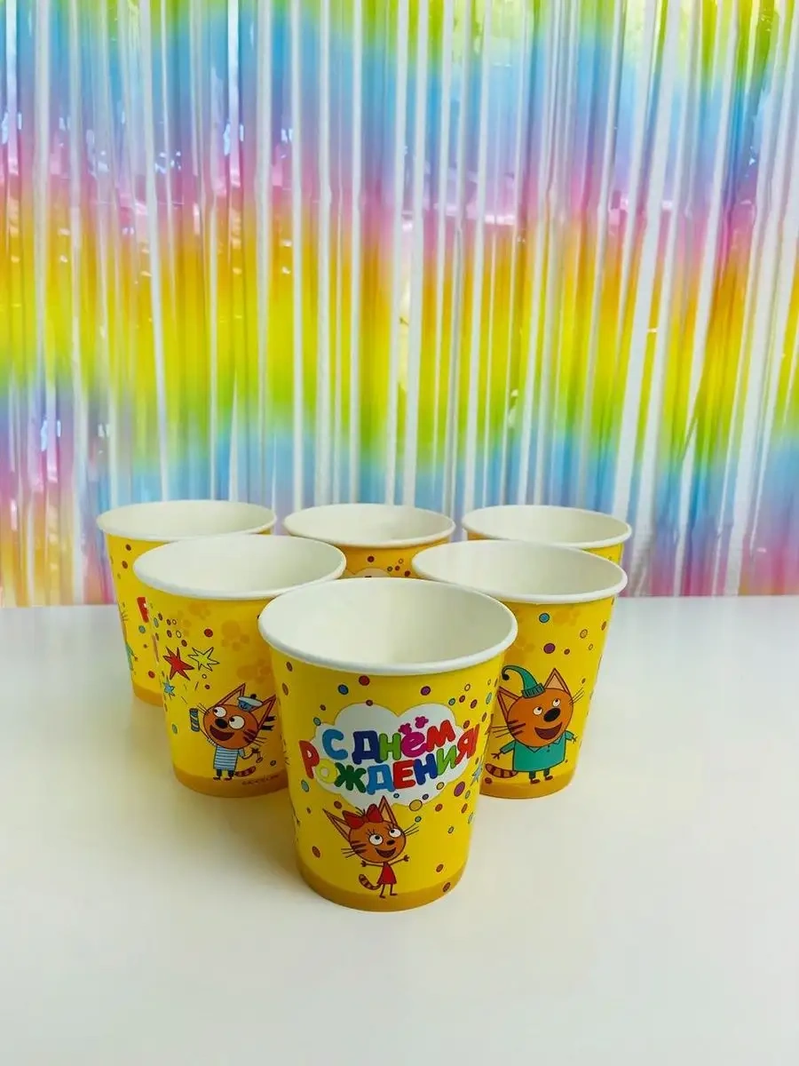 Riota 6 Kişilik Üç Kedi Parti Seti 157964467 Gri