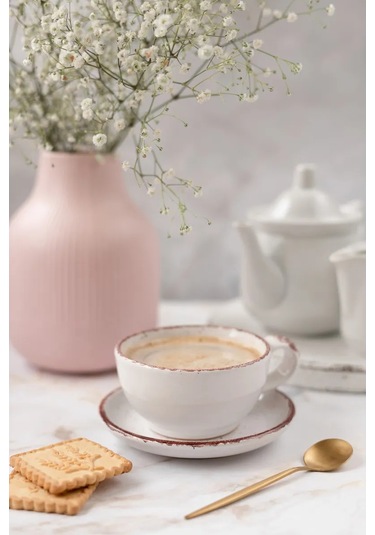 Milla Sweethome Çay Fincanları Seti, Çay Takımı 200ml 396681031 Beyaz