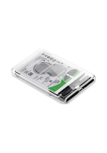 Ancheyn 2.5 Sata Type C Usb 3.1 Usb 3.0 Şeffaf Harici Ssd Hdd Hard Disk Kutusu 4389