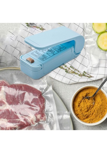 Homyl Çanta Mühürleyen Manuel Taşınabilir Isı Mavi Mavi