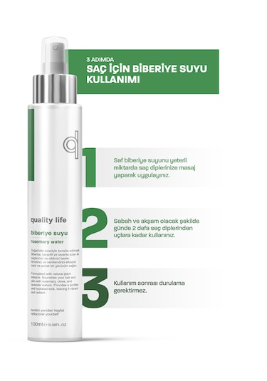 Quality Life Saf Biberiye Suyu 100 ML