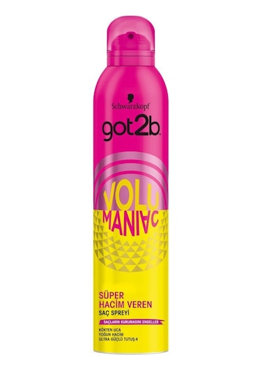Schwarzkopf Got2b Volumaniac Süper Hacim Veren Saç Spreyi 300 ML