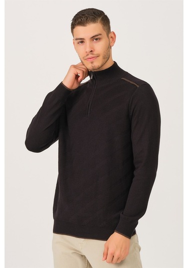 V0890 Dewberry Dıo Rıse Erkek Kazak-siyah Siyah