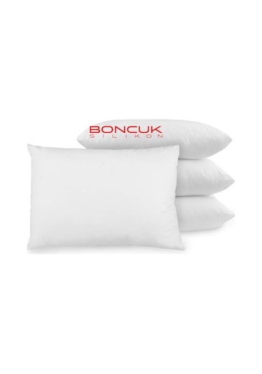 Otel Tipi Boncuk Silikonlu Yastık Akfil 63 Tel Dokuma 2 Adet