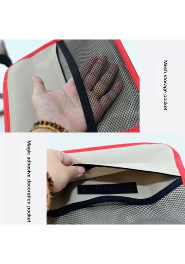 Moveevo Kırmızı Taşınabilir Dış Mekan Sandalyesi - Folding Outdoor Oturak, Çadır, Balıkçılık, Hiking İçin El Çantası Stili İyileştirilmiş Dayanıklı Masaüstü Kırmızı