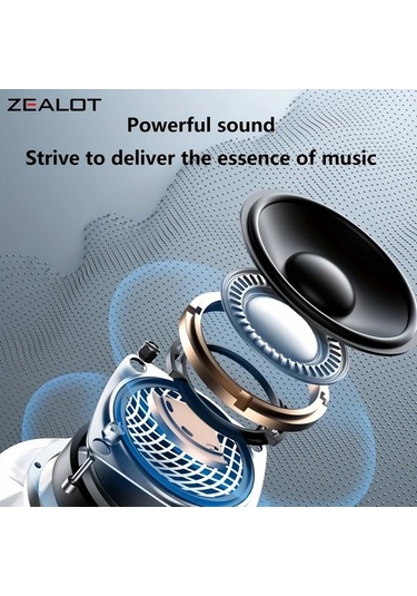 Xuweiwei Zealot S32 5w Kablosuz Hoparlör Black Kompakt Tasarım Çift Mikrofon Berrak Ses Güçlü Bass Tws Çift Eşleme 1800mah Pil 12 Saat Çalma