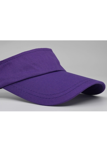 Uv Koruyuculu Unisex Siperlikli Mor Tenisci Şapka Mor