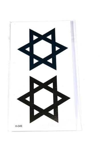 Geçici Dövme Ikili Yıldız Petegram Unisex Kol Dövmesi